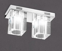 Plafon cristal G9 o LED rectangular - ILUMINACION GARAZI