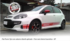 Faixa Lateral Kit Adesivo Fiat Punto Abarth EVO - comprar online