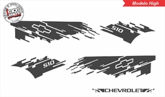Kit adesivo Faixa Lateral Chevrolet Nova S10 High na internet