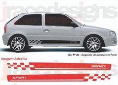 FAIXA LATERAL KIT ADESIVO VW GOL SPORT P/ G2, G3 E G4