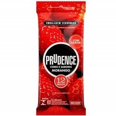 Preservativo Morango Prudence com 12 unds