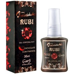 Rubi Gel Comestível Hot 35ml GARJI Chocolate com Pimenta