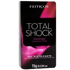 Total Shock Gel Eletrizante Beijável 15g FEITIÇOS Morango