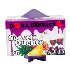 Vela Comestível Sorvete Quente 25g LOKA SENSAÇÃO Espanhola