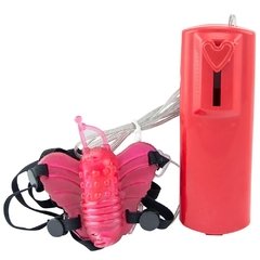 Vibrador Micro Butterfly 6 X 6cm PAU BRASIL Vermelho