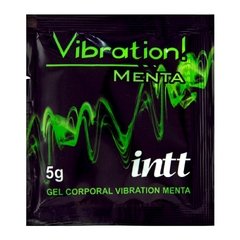 Vibration Gel Excitante Sachê Menta 5g INTT