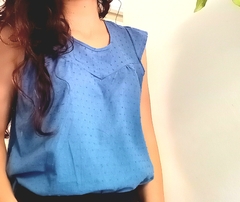 Blusa Frida Azul - Etnica