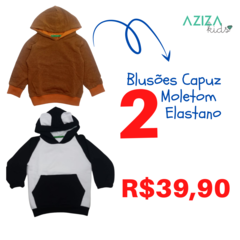 <PROMOÇÃO COMBO>2 Blusões de Moletom com Elastano