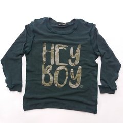 Blusa Trico Lã Camuflado Hey Boy - comprar online