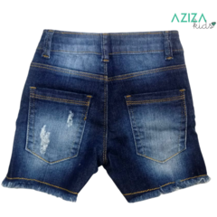 <PROMOÇÃO COMBO> Shorts Jeans + 2 Camisetas Chá - Aziza Kids