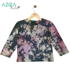 Camiseta Degote Careca Tie Dye Rosa - comprar online