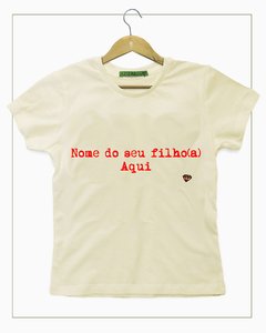 Camiseta Personalizada com Significado do Nome da Criança - Aziza Kids