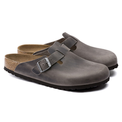Zueco Birkenstock Boston FL SFB Iron Narrow (B9522IR) 15 - tienda online