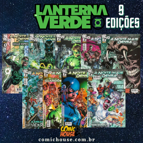 Lanterna Verde: A noite mais densa - Coleção Completa 09 edições