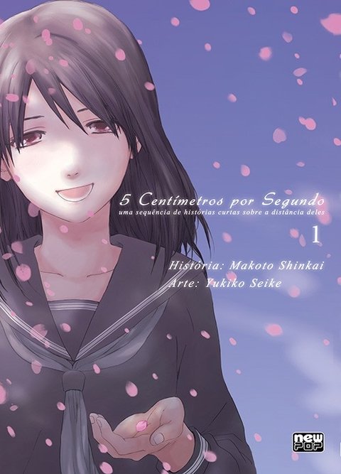 Pack 5 Centímetros por Segundo vol 01 e 02, de Makoto Shinkai e de Yukiko Seike