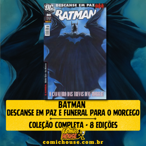 Batman - Descanse em Paz & Funeral para o Morcego, de Grant Morrison - Coleção Completa