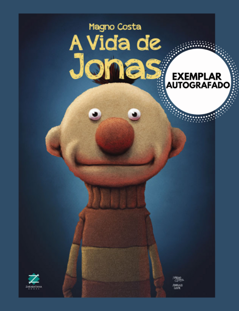 A vida de Jonas, de Magno Costa - Exemplar Autografado