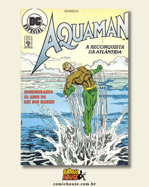 DC Especial 7 - Aquaman - A reconquista da Atlântica - formatinho Abril