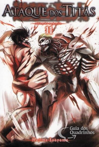 Ataque dos Titãs vol 11, de Hajime Isayama