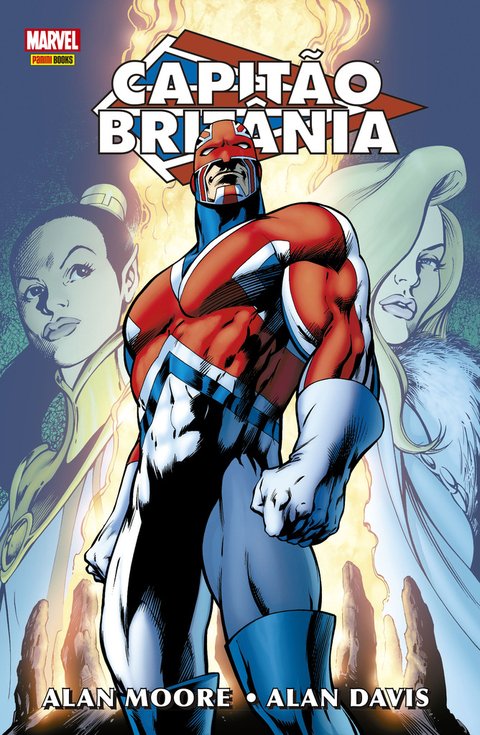 Capitão Britânia vol 1, de Alan Moore e Alan Davis