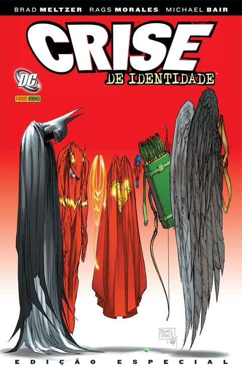 Crise de Identidade, de Brad Meltzer e Rags Morales - Capa Cartonada