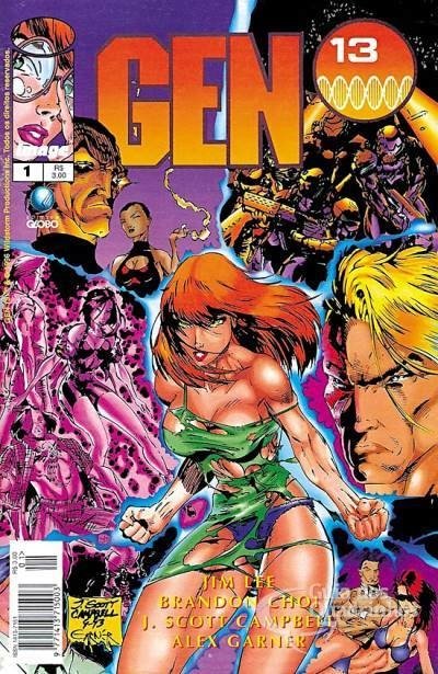 Gen 13 nº 1, de Jim Lee e J. Scott Campbell