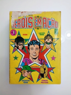 Heróis em Ação - Pacote com as dez edições - A primeira publicação mix de super-heróis da Editora Abril