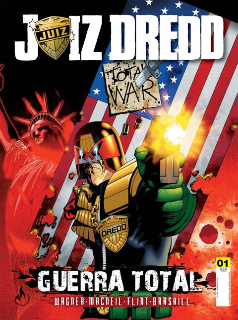 Juiz Dredd : Guerra Total - História Completa