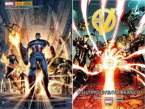 Pack Os Vingadores, de Jonathan Hickman - 2 edições