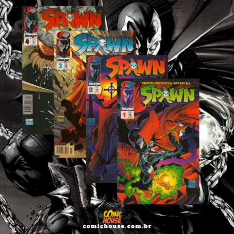 Pack Spawn nº 1 a 4, de Todd McFarlane