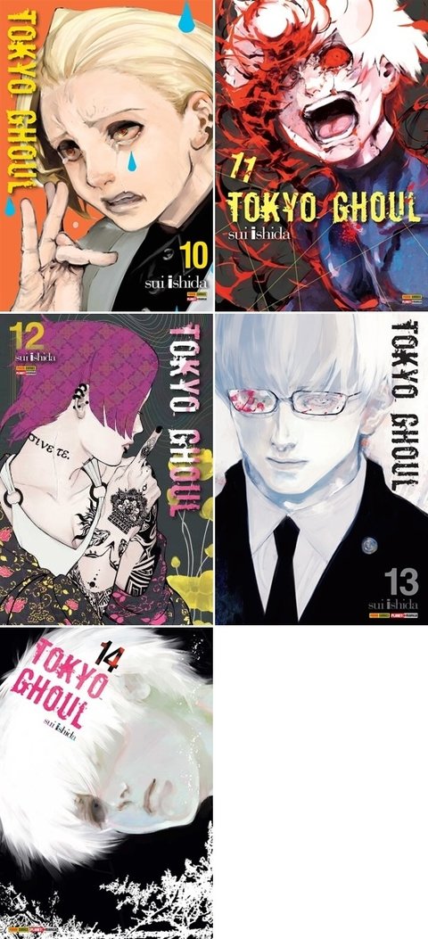 Pack Tokyo Ghoul - vol 10 a 14