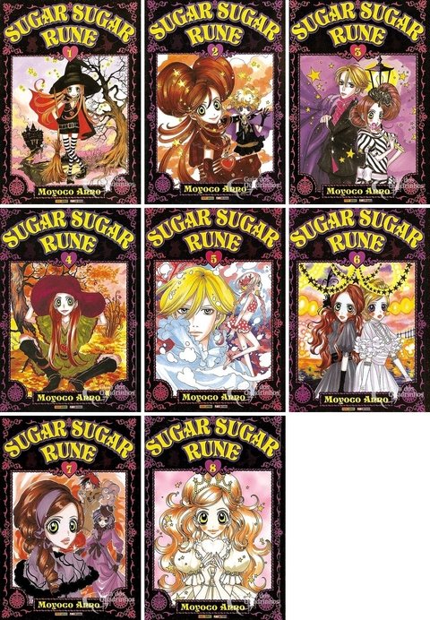 Pack Sugar Sugar Rune - 8 edições - Coleção Completa