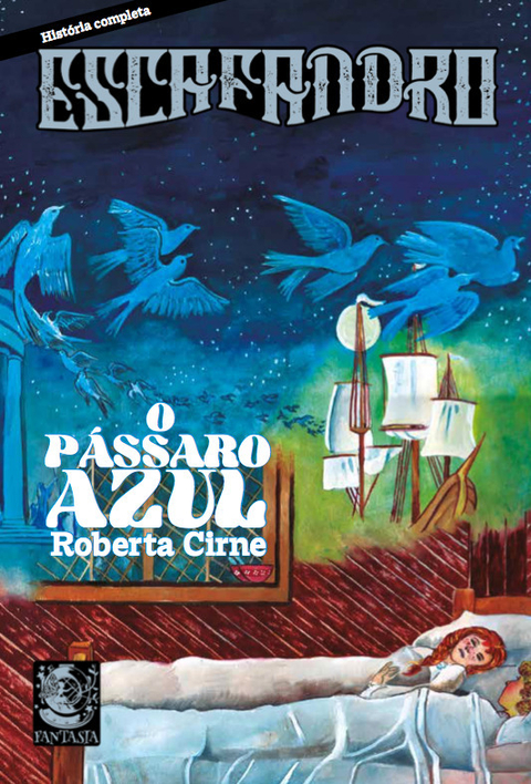 O Pássaro Azul - Escafandro, adaptado para os quadrinhos pela primeira vez por Roberta Cirne