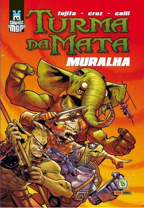 Turma da Mata - Muralha - Capa Cartonada