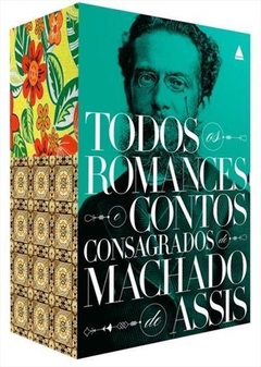 TODOS OS ROMANCES E CONTOS CONSAGRADOS DE MACHADO DE ASSIS - Caixa com 3 volumes