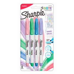 Sharpie S-Note x 4 Pastel