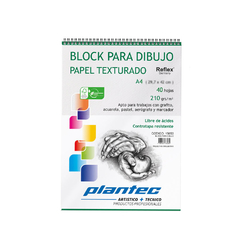 Block Plantec (15652) A4 210 grs Texturado