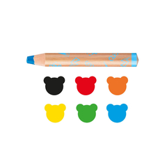 Lápices Crayones Carioca 3 en 1 x6 (42817) - comprar online