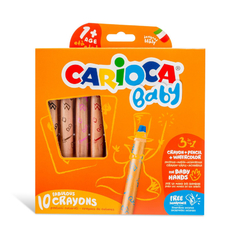 Lápices Crayones Carioca 3 en 1 x10 (42818)
