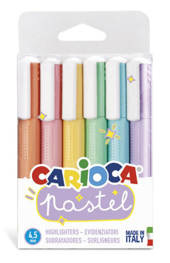 Resaltadores Carioca Pastel x 6 (43033)