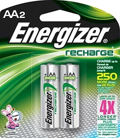 Pilas Energizer AA x2 Recargables