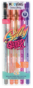 Roller Gel Glitter x 5 Mooving (3071605)
