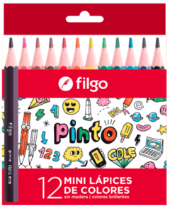 Lápices Filgo x 12 Cortos