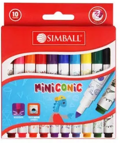 Marcadores Simball Mini Conic x 10
