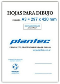 Papel Plantec A3 106 grs x 10 hojas (15512)