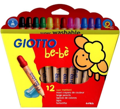 Lápices Crayones Giotto Bebé x 12 (466500)