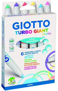 Marcadores Giotto Giant Pastel x 6 (431000)