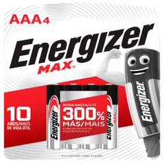 Pilas Energizer AAA x 4 unid