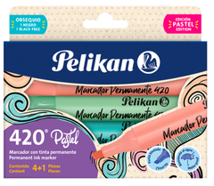 Marcadores Pelikan Pastel x 5