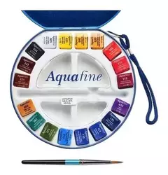 Acuarela Profesional Aquafine x 18 pastillas (Giotto) - comprar online